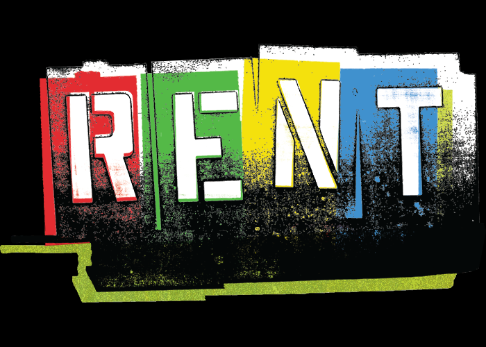 Consevatory Company: "RENT" show graphic